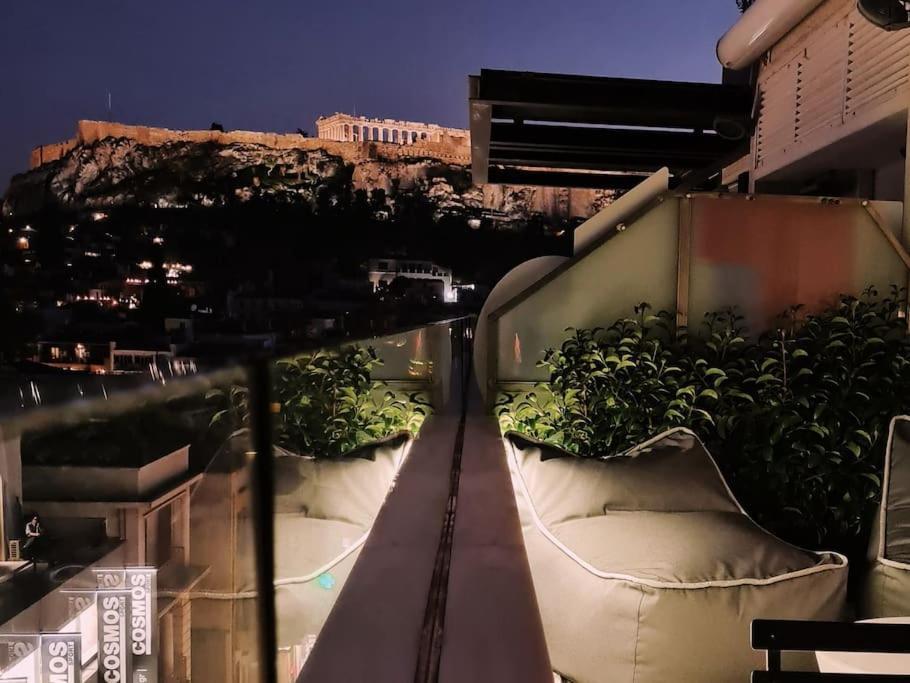 Apartmán Heated Plunge Pool & Firepit Acropolis Penthouse Atény Exteriér fotografie