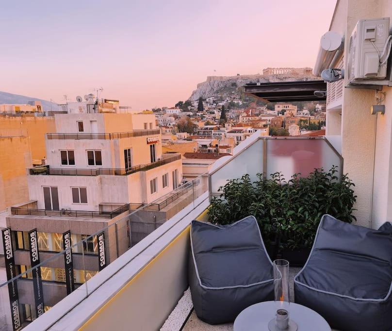 Apartmán Heated Plunge Pool & Firepit Acropolis Penthouse Atény Exteriér fotografie